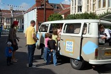 Daisy ice cream camper van